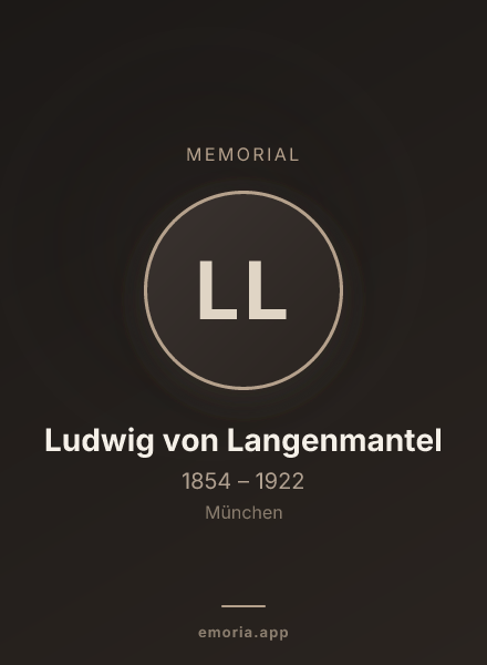 Memorial portrait of Ludwig von Langenmantel