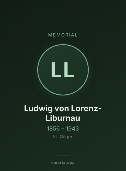 Memorial portrait of Ludwig von Lorenz-Liburnau
