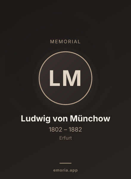 Memorial portrait of Ludwig von Münchow