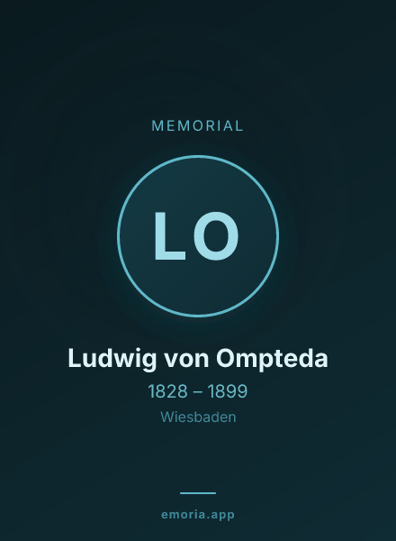 Memorial portrait of Ludwig von Ompteda