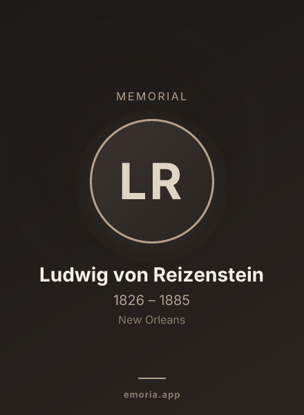 Memorial portrait of Ludwig von Reizenstein