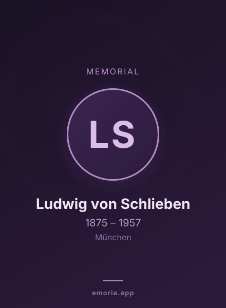 Memorial portrait of Ludwig von Schlieben