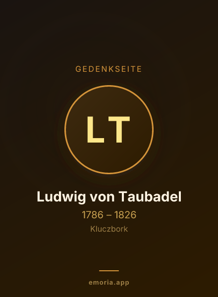 Gedenkportrait von Ludwig von Taubadel