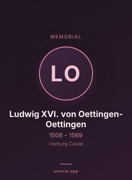 Memorial portrait of Ludwig XVI. von Oettingen-Oettingen