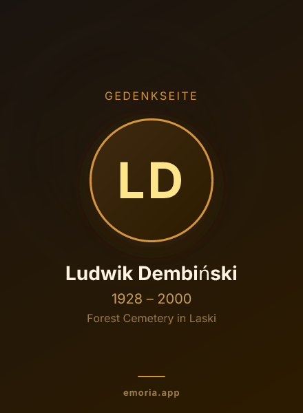 Gedenkportrait von Ludwik Dembiński