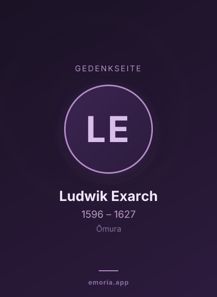 Gedenkportrait von Ludwik Exarch