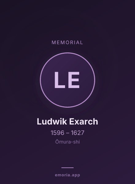 Memorial portrait of Ludwik Exarch