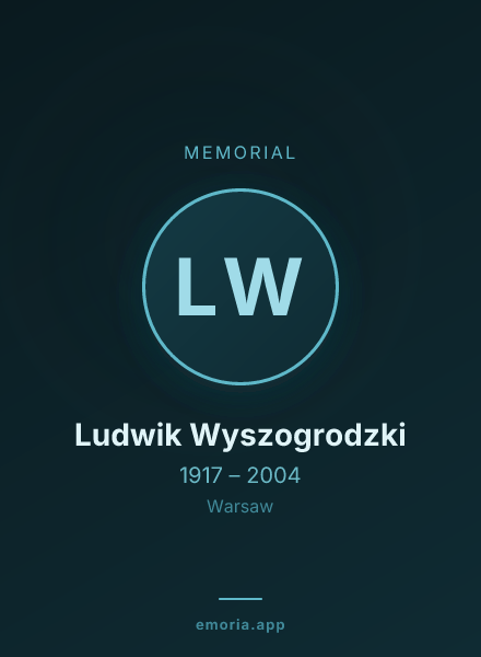 Memorial portrait of Ludwik Wyszogrodzki