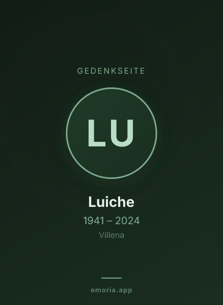 Gedenkportrait von Luiche