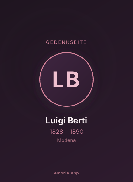 Gedenkportrait von Luigi Berti