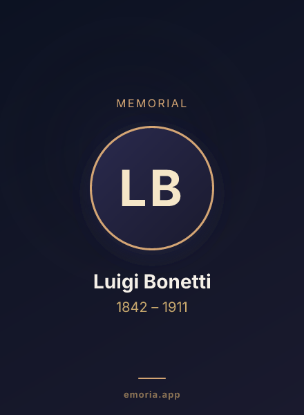 Memorial portrait of Luigi Bonetti