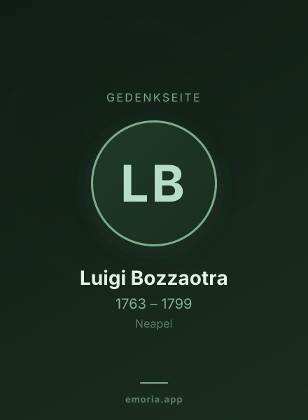 Gedenkportrait von Luigi Bozzaotra