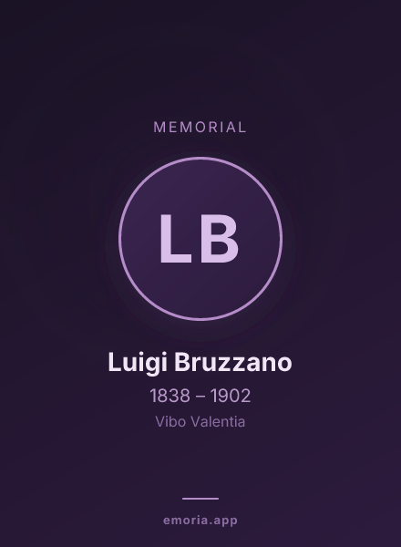Memorial portrait of Luigi Bruzzano