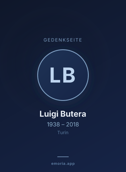 Gedenkportrait von Luigi Butera