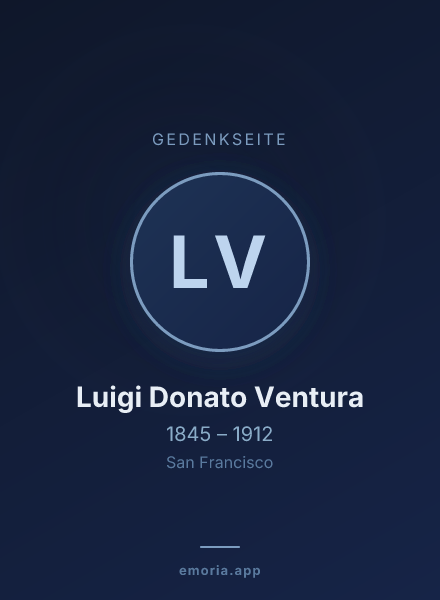Gedenkportrait von Luigi Donato Ventura