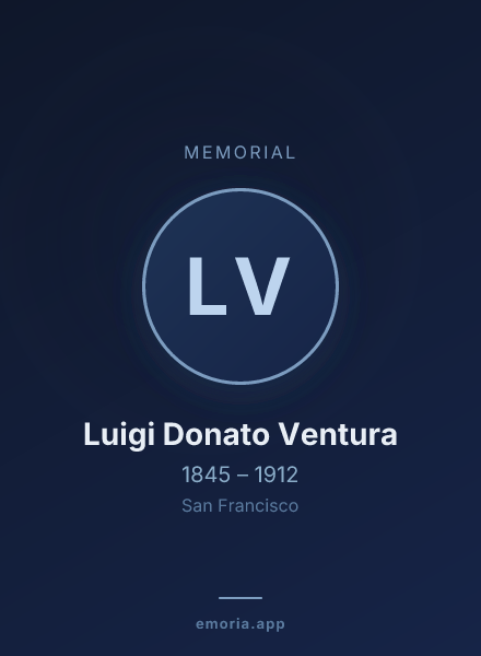 Memorial portrait of Luigi Donato Ventura