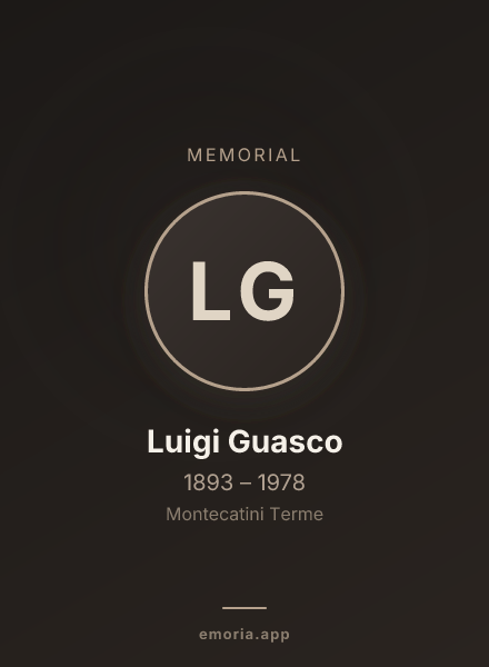Memorial portrait of Luigi Guasco