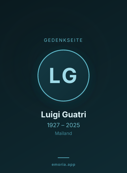 Gedenkportrait von Luigi Guatri