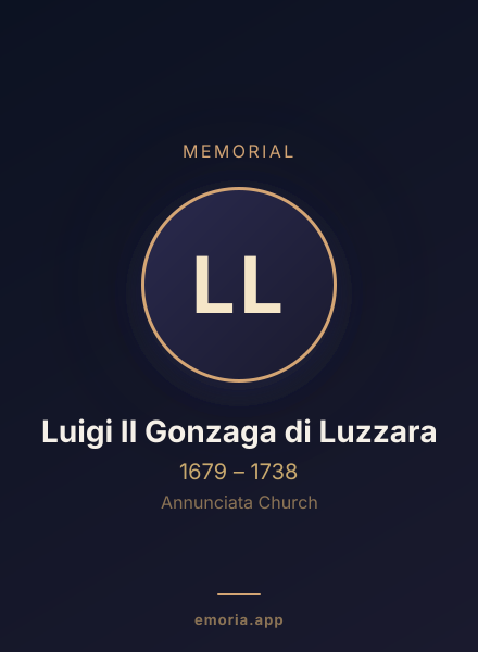 Memorial portrait of Luigi II Gonzaga di Luzzara