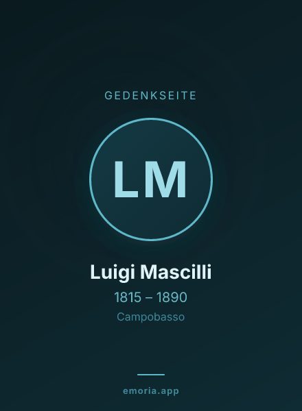 Gedenkportrait von Luigi Mascilli