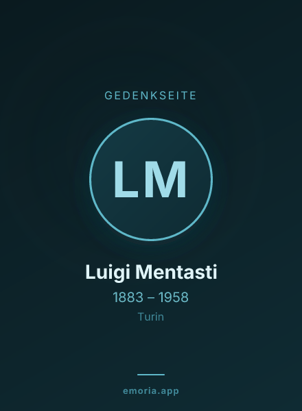 Gedenkportrait von Luigi Mentasti