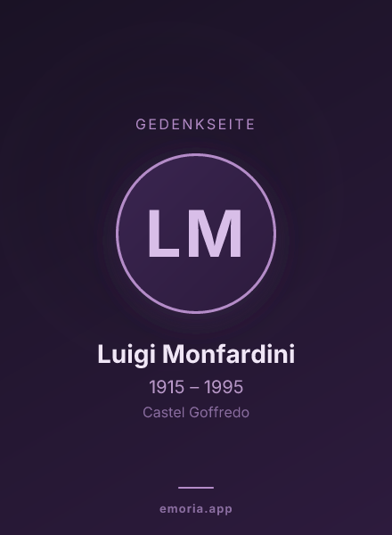 Gedenkportrait von Luigi Monfardini