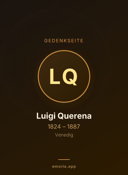 Gedenkportrait von Luigi Querena