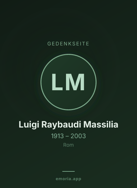 Gedenkportrait von Luigi Raybaudi Massilia