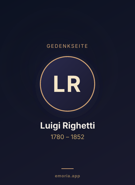 Gedenkportrait von Luigi Righetti