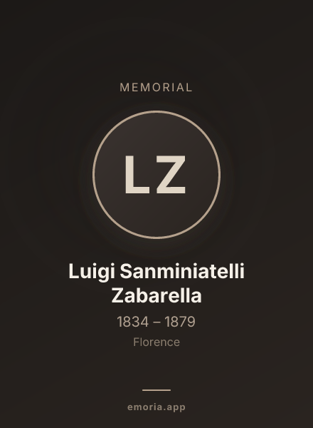 Memorial portrait of Luigi Sanminiatelli Zabarella
