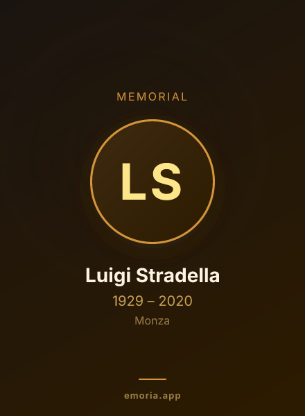 Memorial portrait of Luigi Stradella