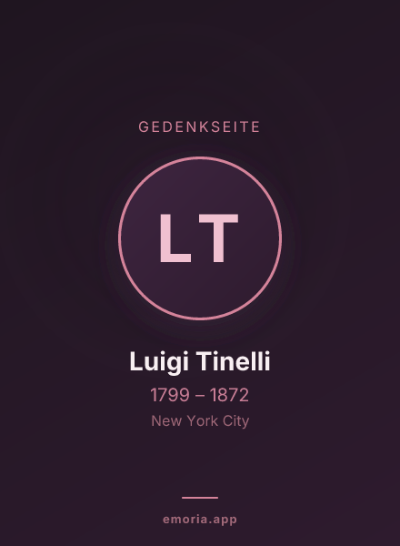 Gedenkportrait von Luigi Tinelli