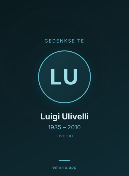 Gedenkportrait von Luigi Ulivelli