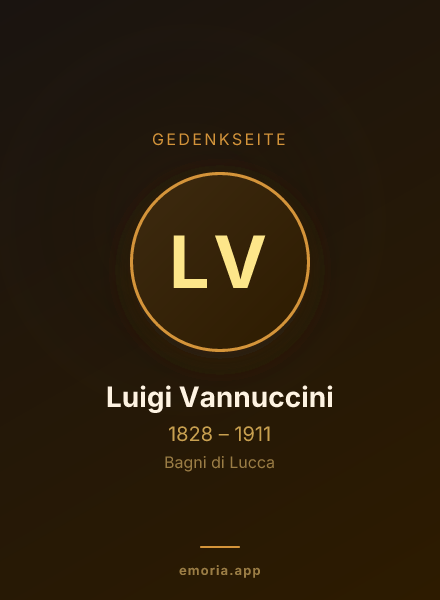 Gedenkportrait von Luigi Vannuccini