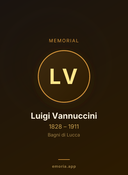 Memorial portrait of Luigi Vannuccini