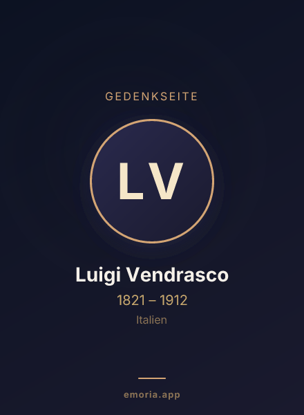 Gedenkportrait von Luigi Vendrasco