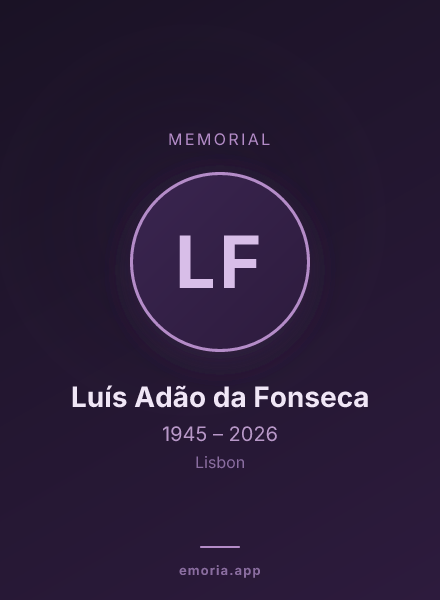 Memorial portrait of Luís Adão da Fonseca