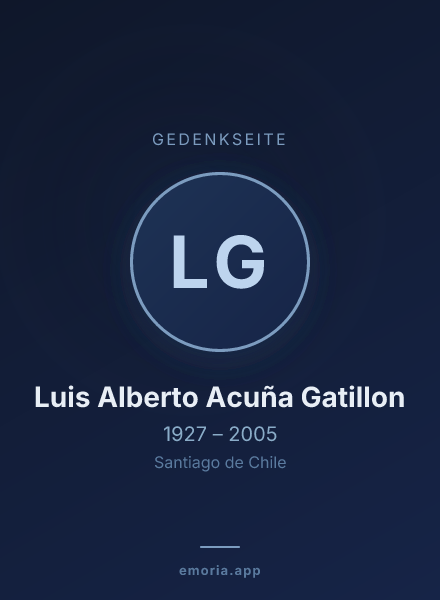Gedenkportrait von Luis Alberto Acuña Gatillon
