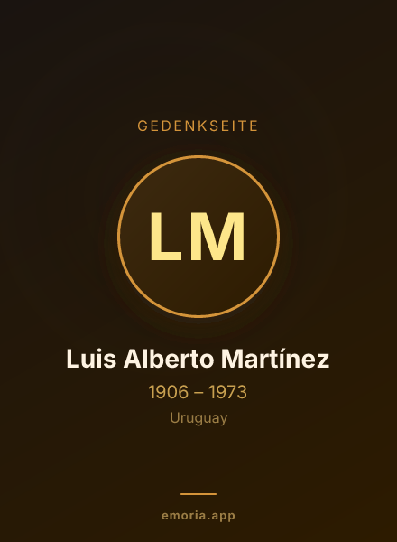 Gedenkportrait von Luis Alberto Martínez