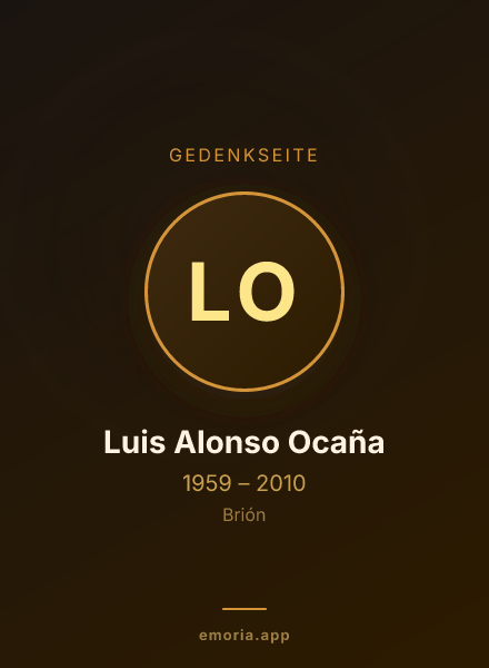 Gedenkportrait von Luis Alonso Ocaña