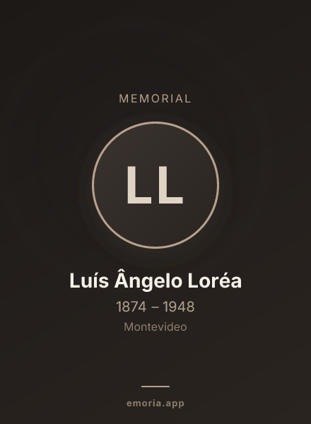 Memorial portrait of Luís Ângelo Loréa