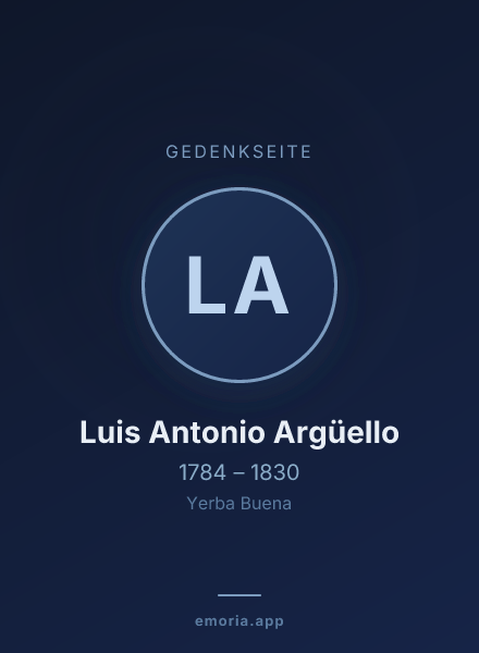 Gedenkportrait von Luis Antonio Argüello