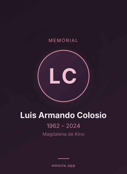 Memorial portrait of Luis Armando Colosio