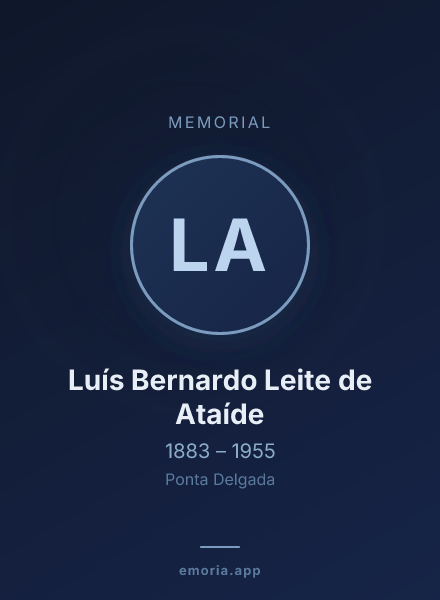 Memorial portrait of Luís Bernardo Leite de Ataíde