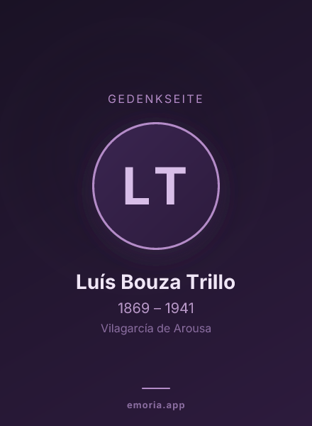 Gedenkportrait von Luís Bouza Trillo