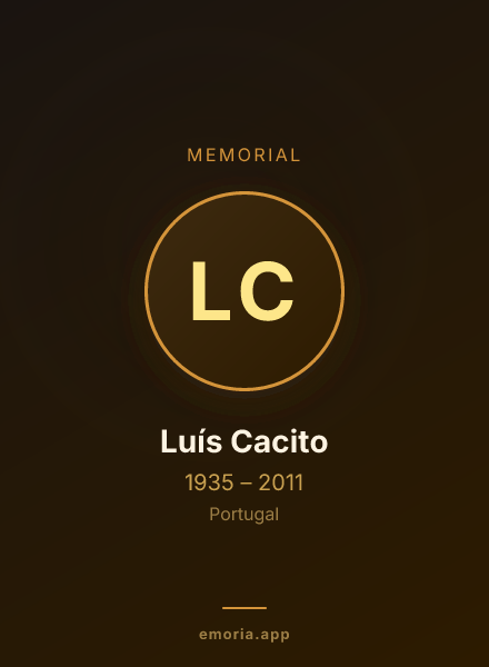 Memorial portrait of Luís Cacito