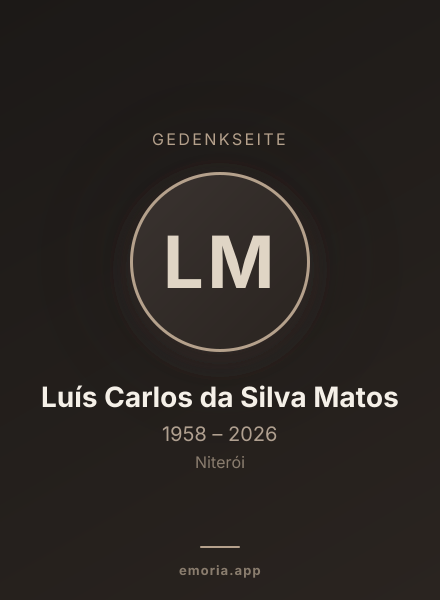 Gedenkportrait von Luís Carlos da Silva Matos