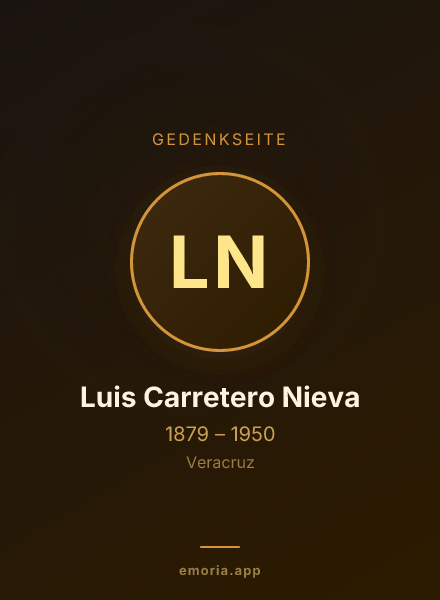 Gedenkportrait von Luis Carretero Nieva