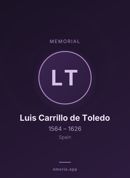 Memorial portrait of Luis Carrillo de Toledo