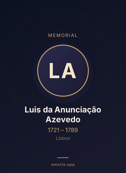Memorial portrait of Luis da Anunciação Azevedo
